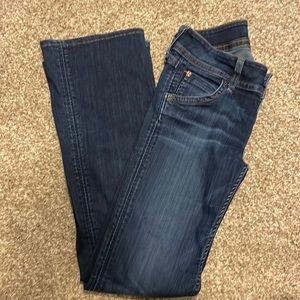 Hudson, Size 27, signature bootcut jean